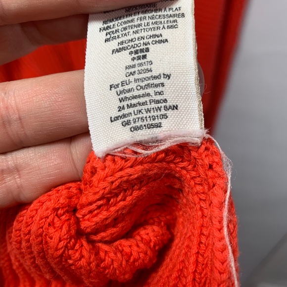 Free People coral asymmetrical pullover sweater - Picture 11 of 11